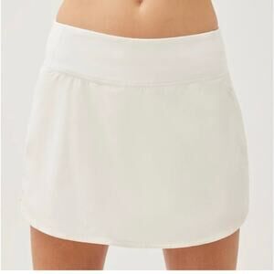 Outdoor Voices Hudson 4” Skort White Medium Coverage Pocket Tennis Size XXS NEW
